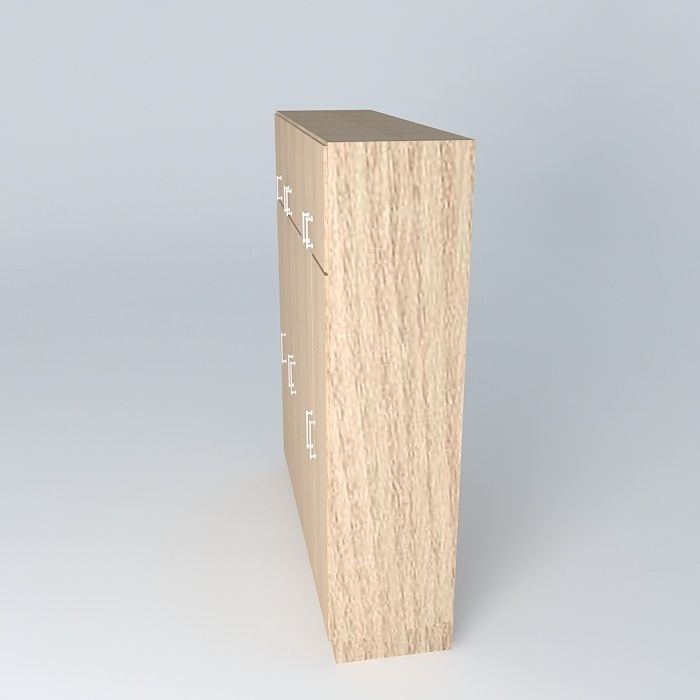 Closet doors 5 Free 3D model_2