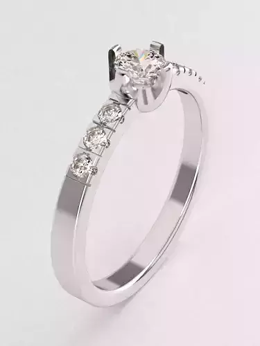 Ring Tulip  3D print model