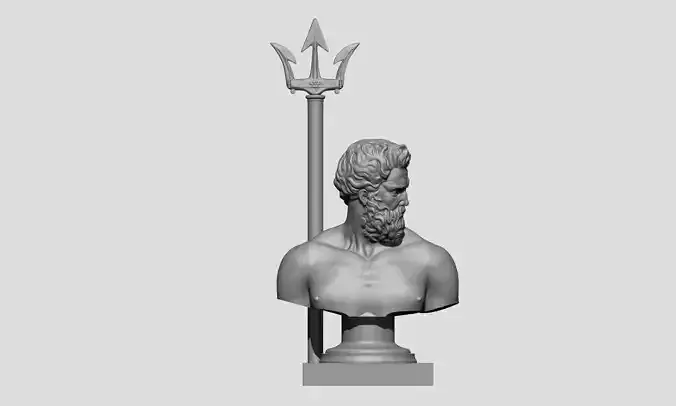 Poseidon Neptune bust