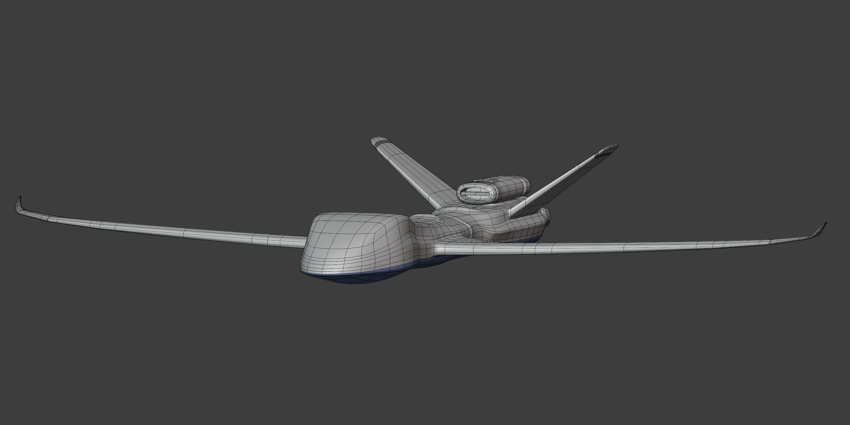 Generic Drone - Military Combat UAV - UCAV Low-poly 3D model_6
