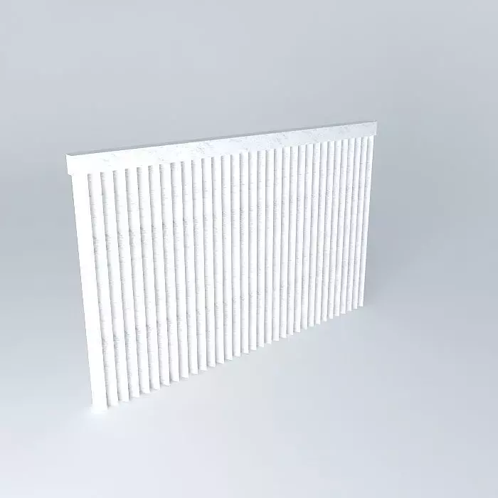 Persiana vertical Free 3D model_0