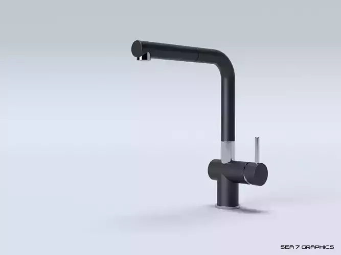 Kitchen Tap Franke Active Plus 3D model Kitchen Tap Franke Active Plus 3D model