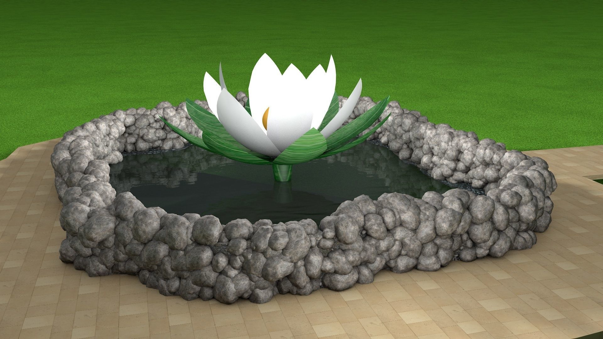 Bangabandu man wearing vest and pants Low-poly 3D model_2