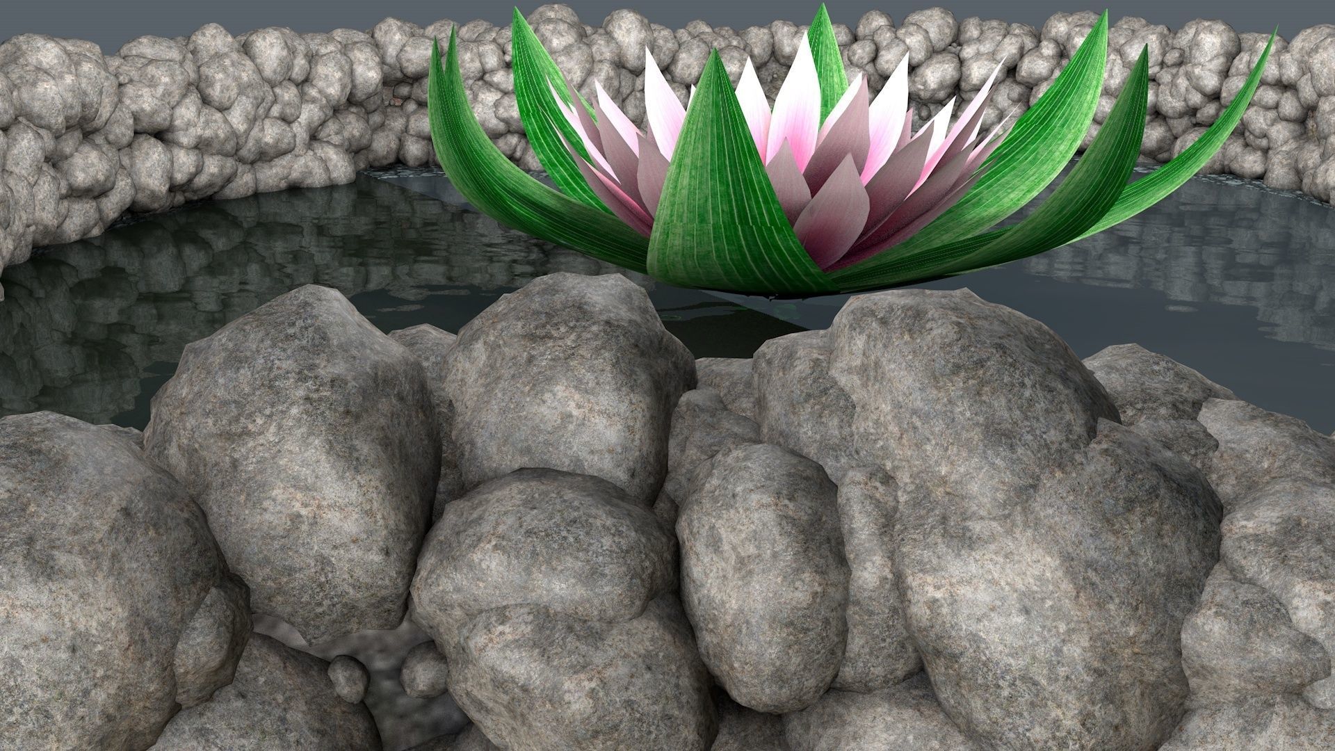 Bangabandu man wearing vest and pants Low-poly 3D model_5