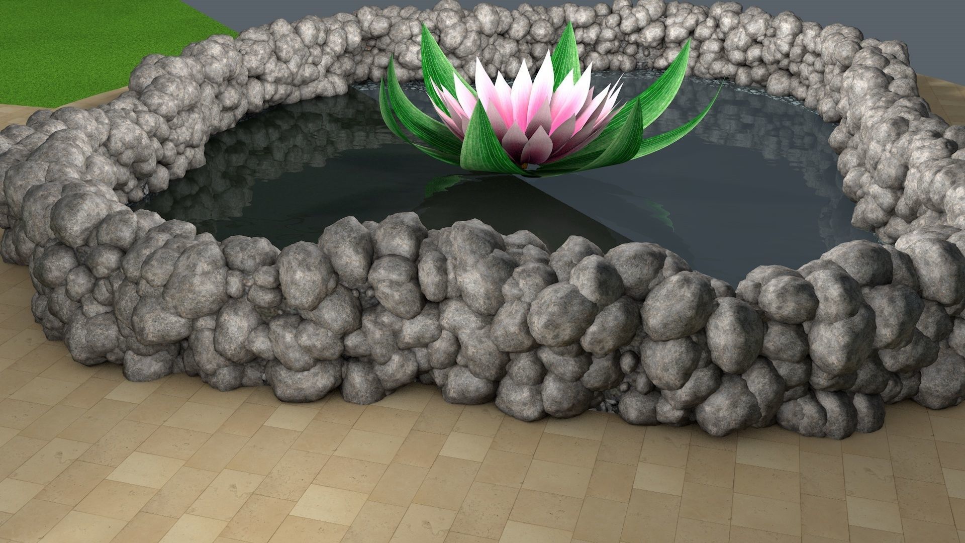 Bangabandu man wearing vest and pants Low-poly 3D model_3