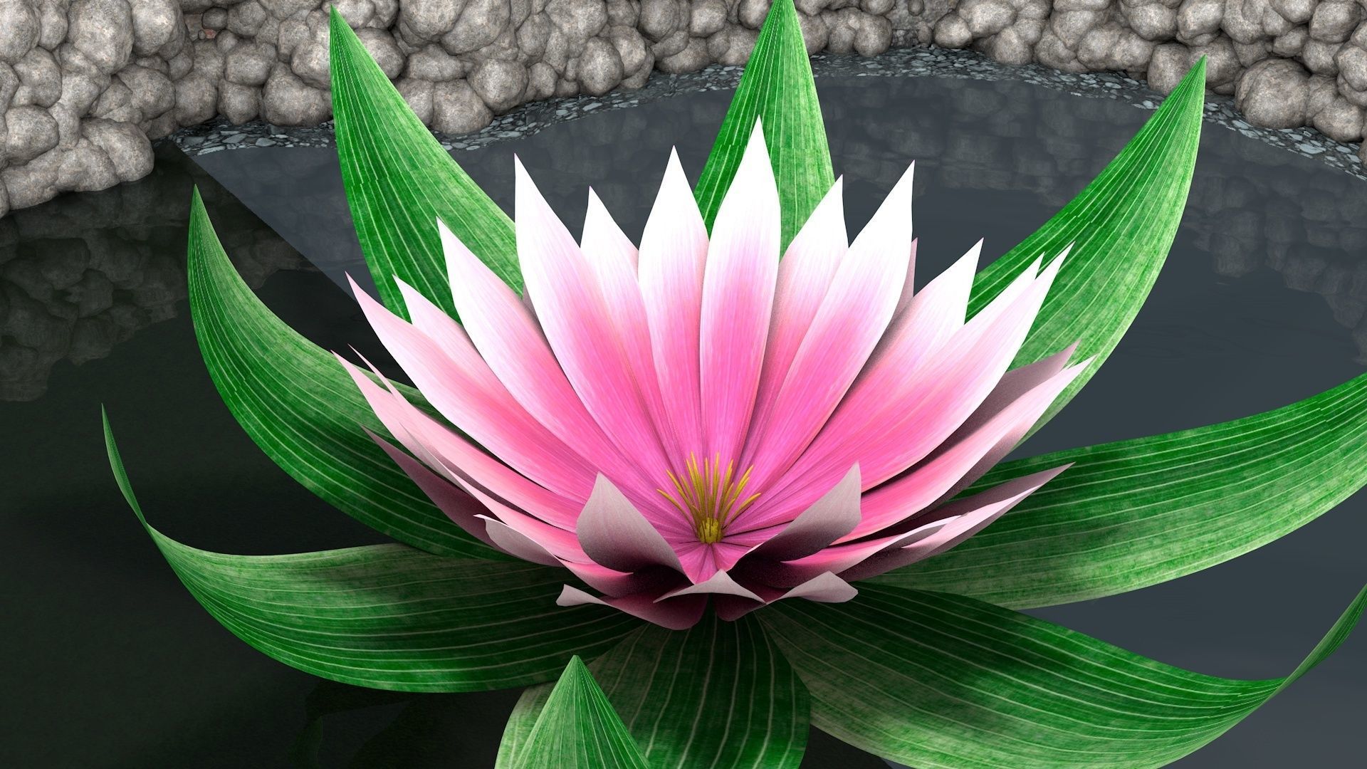 Bangabandu man wearing vest and pants Low-poly 3D model_4