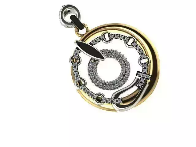 Ready to print jewelry pendant