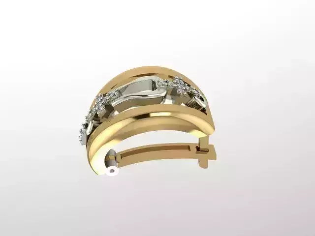 Ready to print jewelry earring