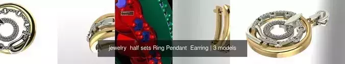 jewelry  half sets Ring Pendant  Earring