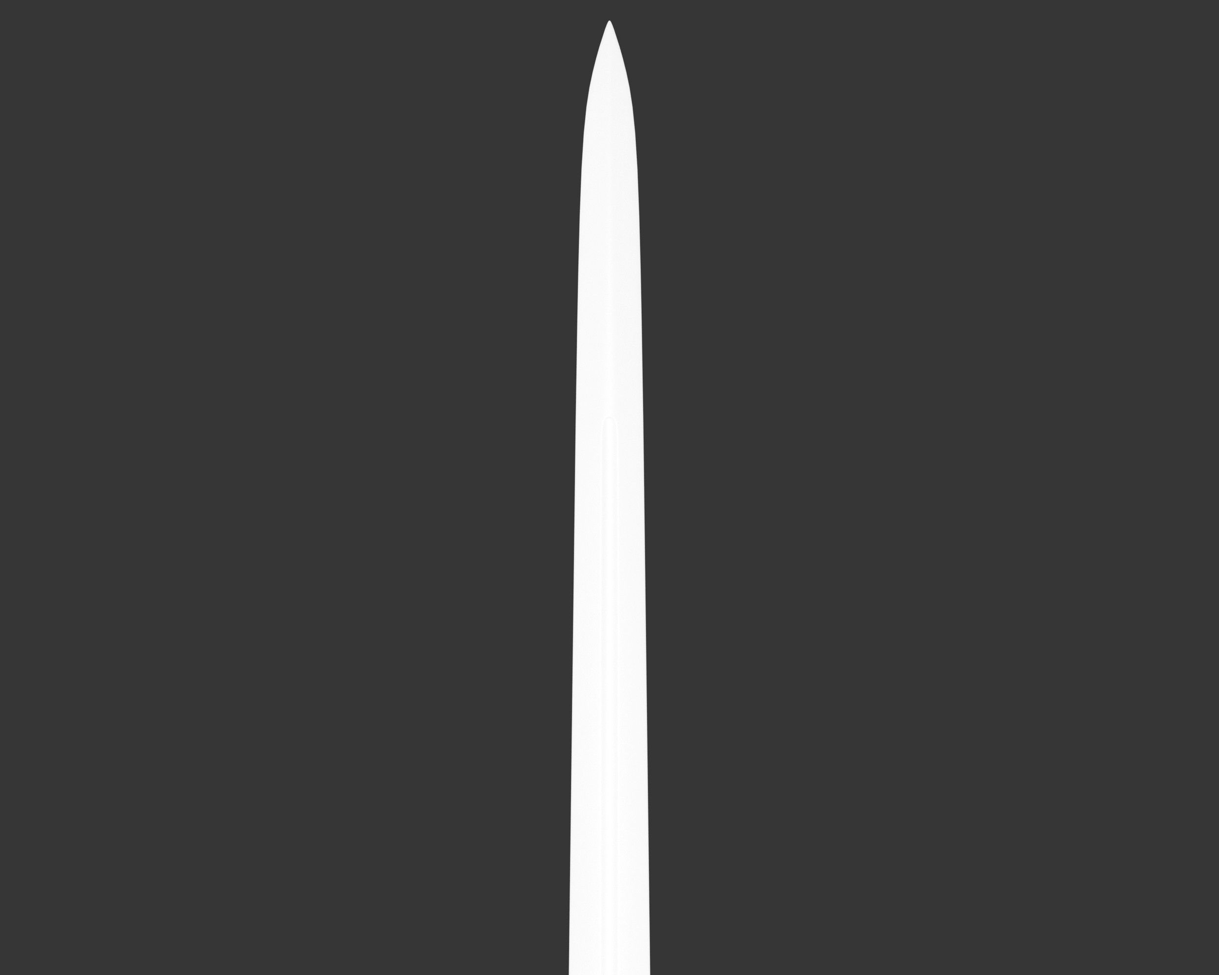 Medieval Noble Weapon Short Sword Low-poly 3D model_10