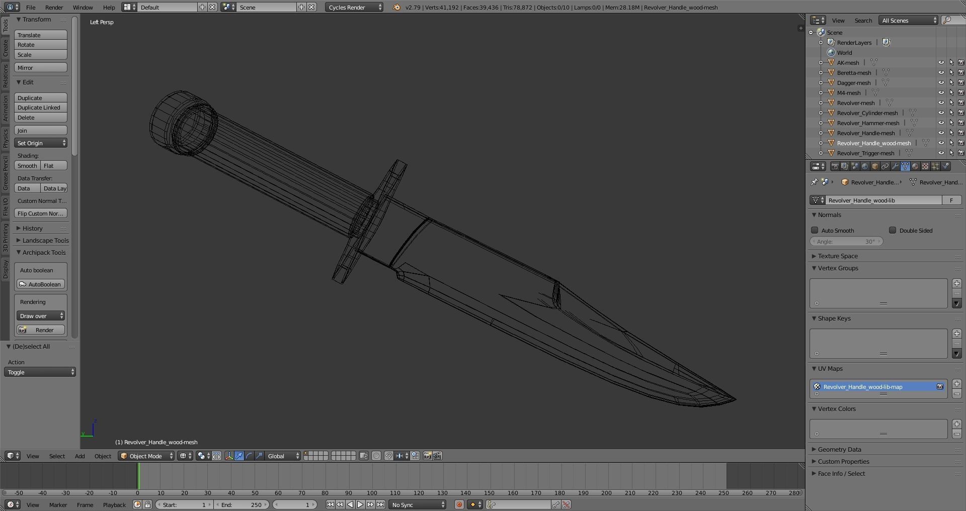 Military Weapons - Modern Weaponry - UVMapped Low-poly 3D model_15