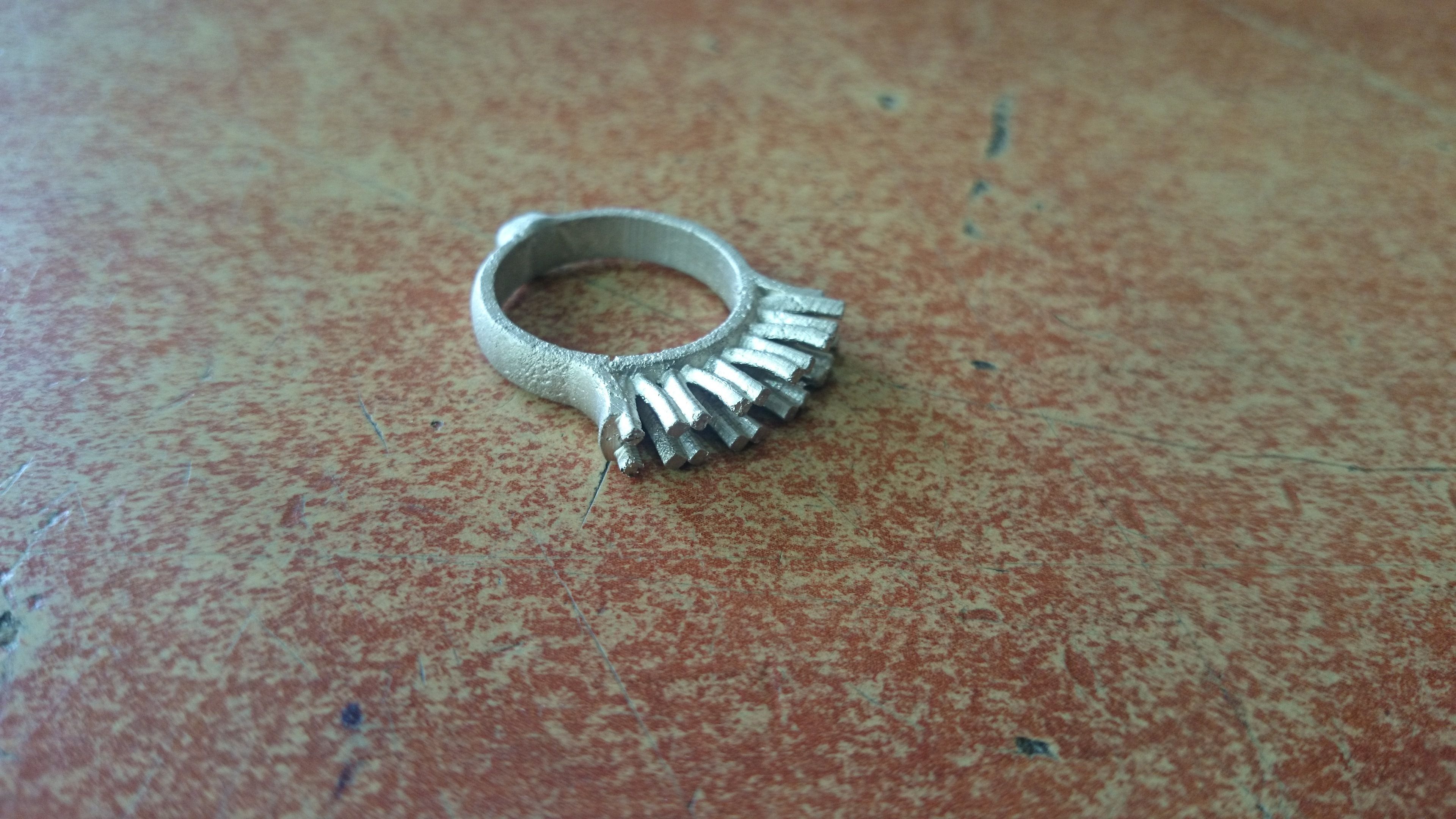 Ring diamond 3D print model_8