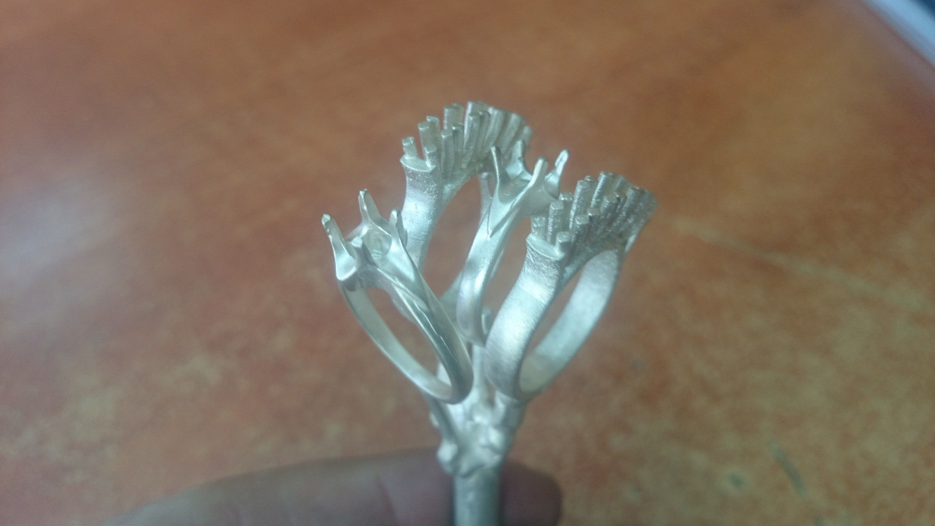 Ring diamond 3D print model_7