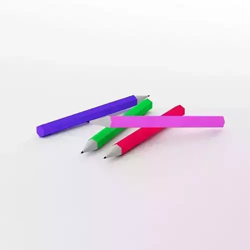 Pencil fabulous 3d model  