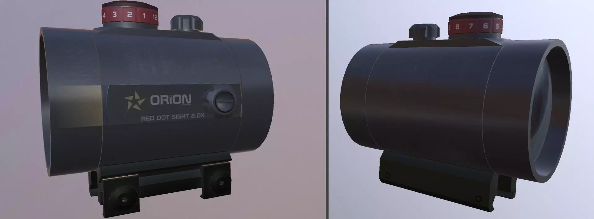 Orion scope Low-poly 3D model