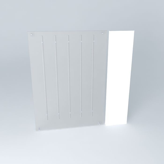 Exhibitors in acrylic parde Free 3D model_2