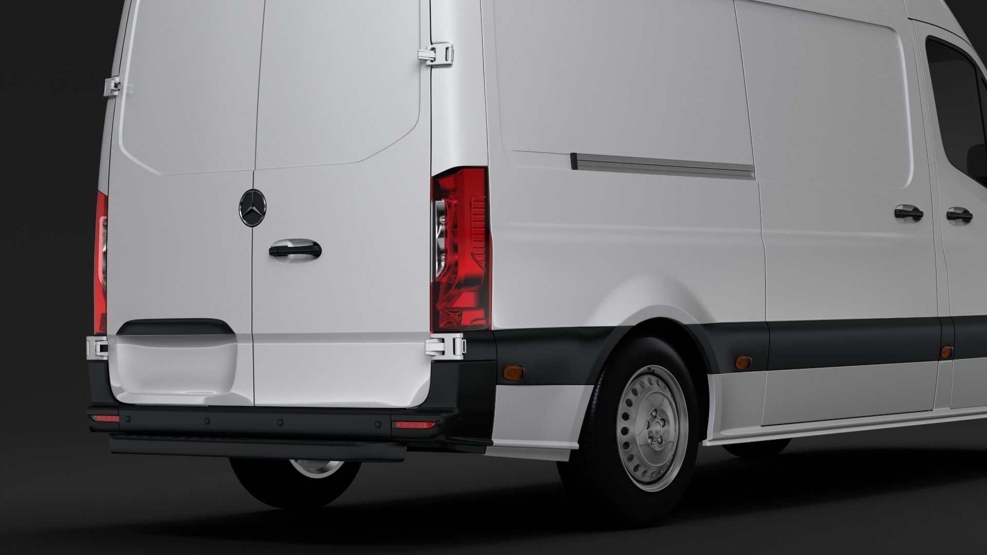 Mercedes Benz Sprinter Panel Van L2H2 RWD 2020 3D model_8