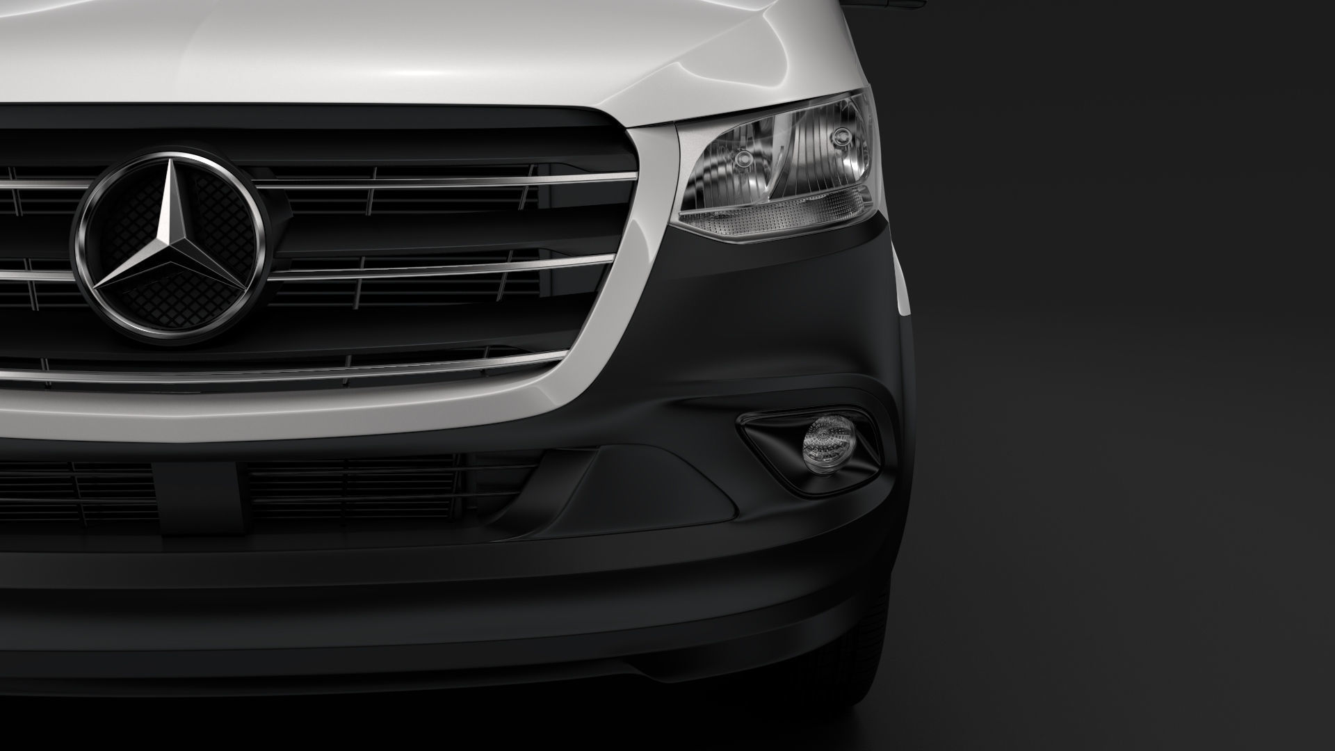 Mercedes Benz Sprinter Panel Van L2H2 RWD 2020 3D model_7