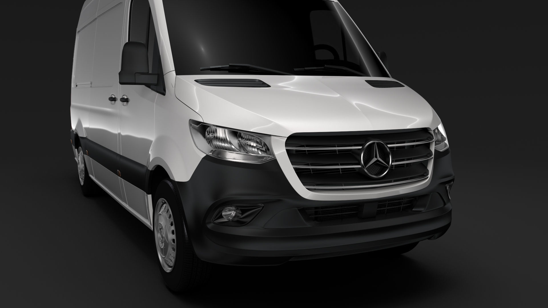 Mercedes Benz Sprinter Panel Van L2H2 RWD 2020 3D model_5