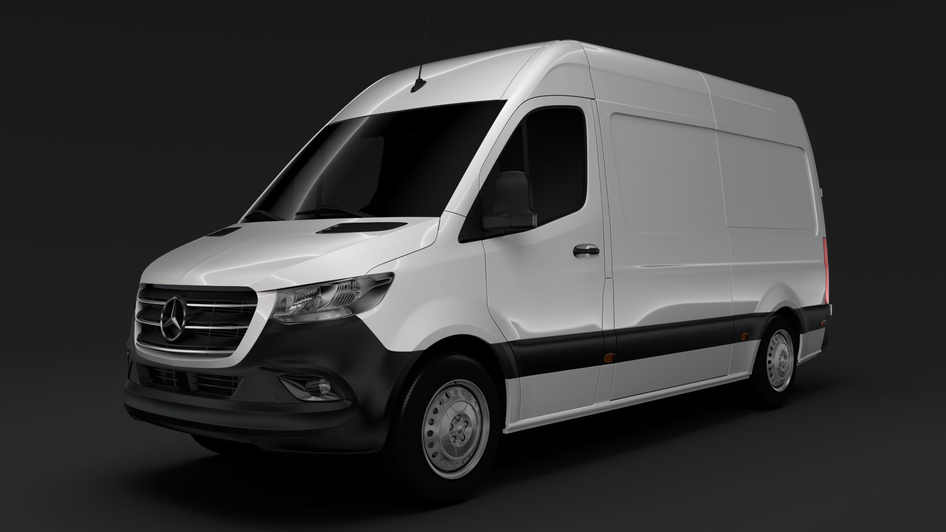 Mercedes Benz Sprinter Panel Van L2H2 RWD 2020 3D model_6