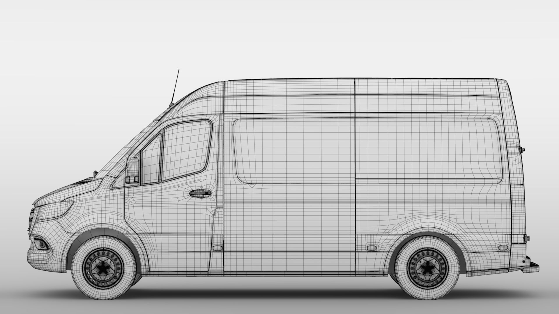 Mercedes Benz Sprinter Panel Van L2H2 RWD 2020 3D model_18