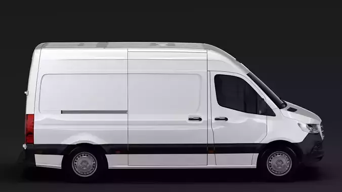 Mercedes Benz Sprinter Panel Van L2H2 RWD 2020 3D model