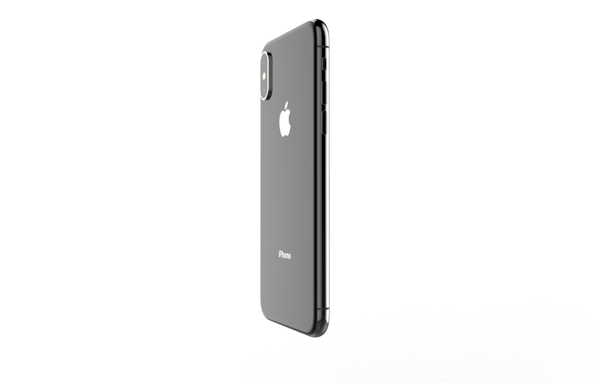 Realistic iphone X xr 3D print model_6