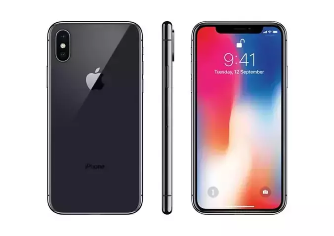 Realistic iphone X xr 3D print model