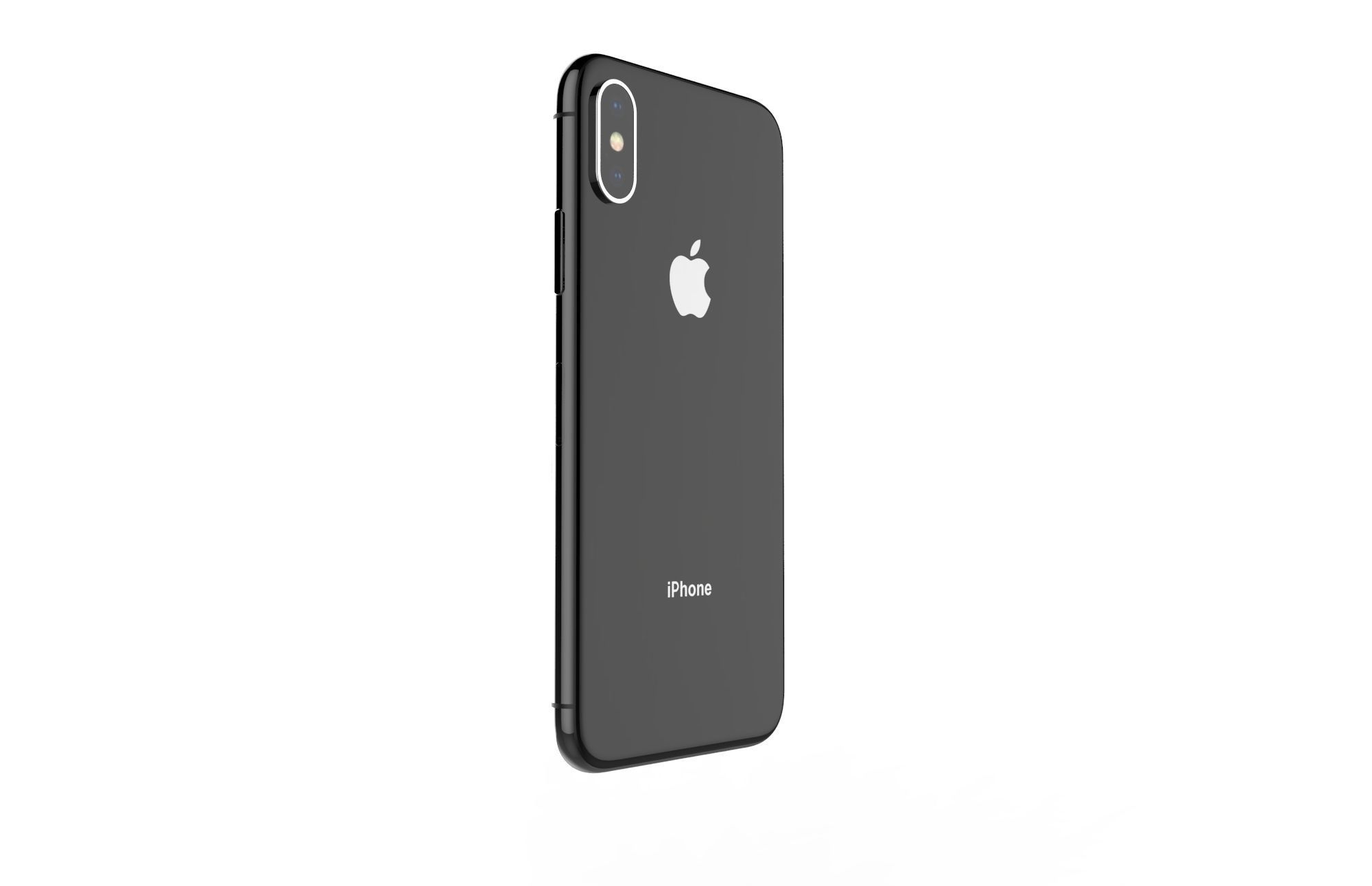 Realistic iphone X xr 3D print model_3