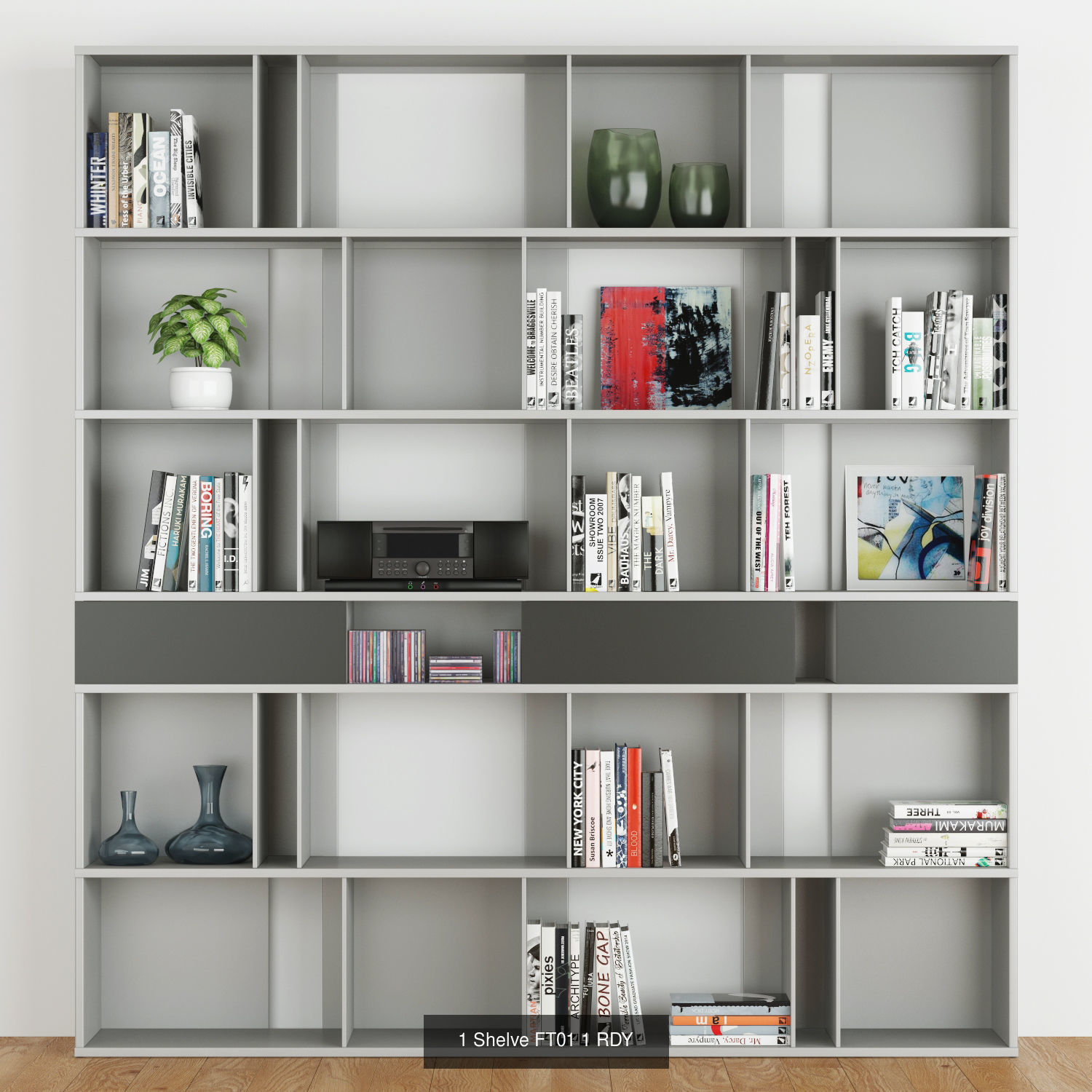 Shelves EXTENDO 15 models 3D Model Collection_1