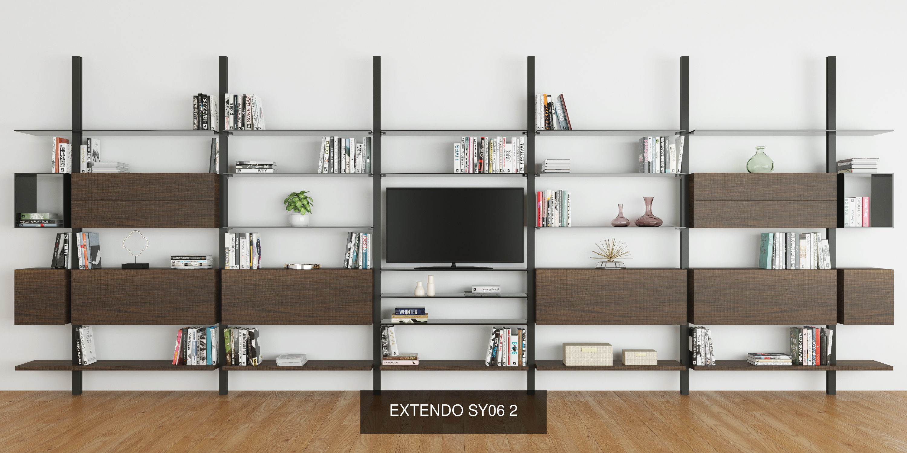 Shelves EXTENDO 15 models 3D Model Collection_11