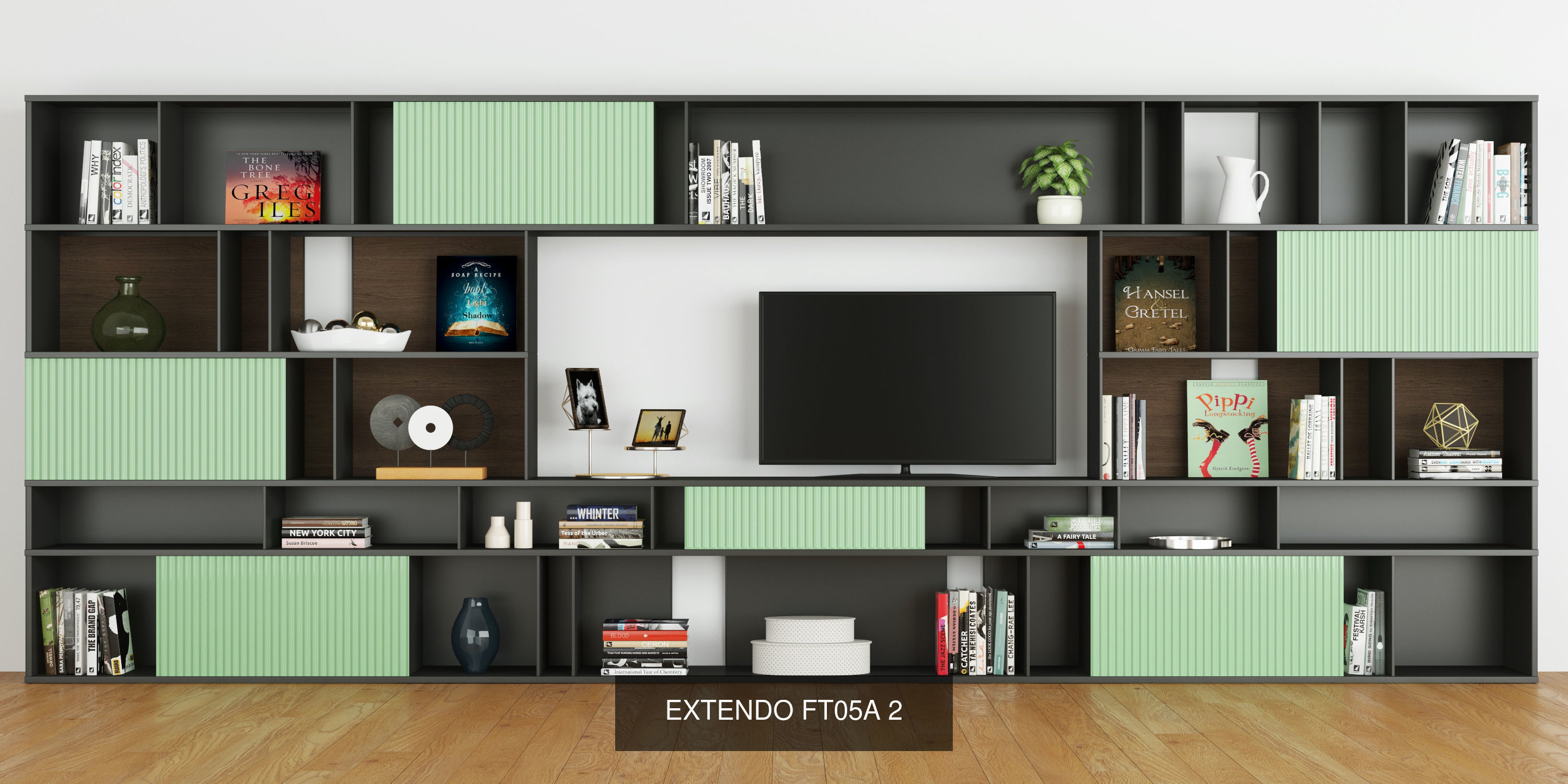 Shelves EXTENDO 15 models 3D Model Collection_3