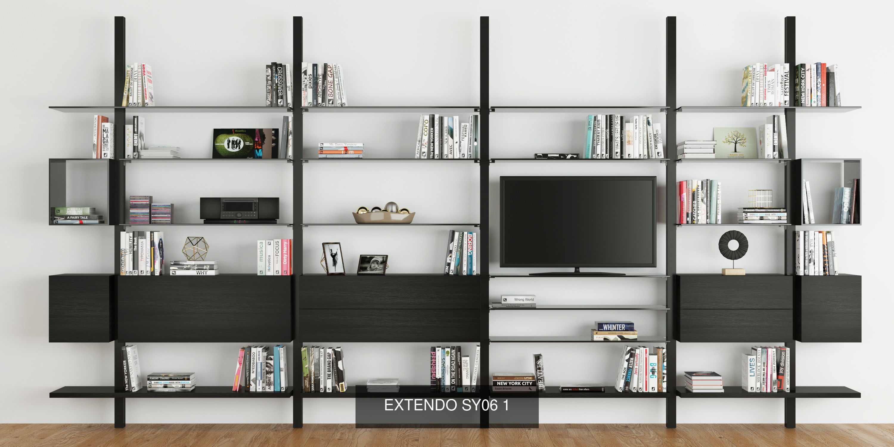 Shelves EXTENDO 15 models 3D Model Collection_10