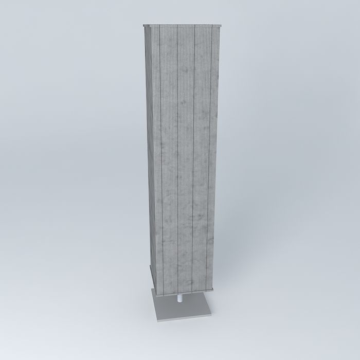 Lighting tall stand Free 3D model_2