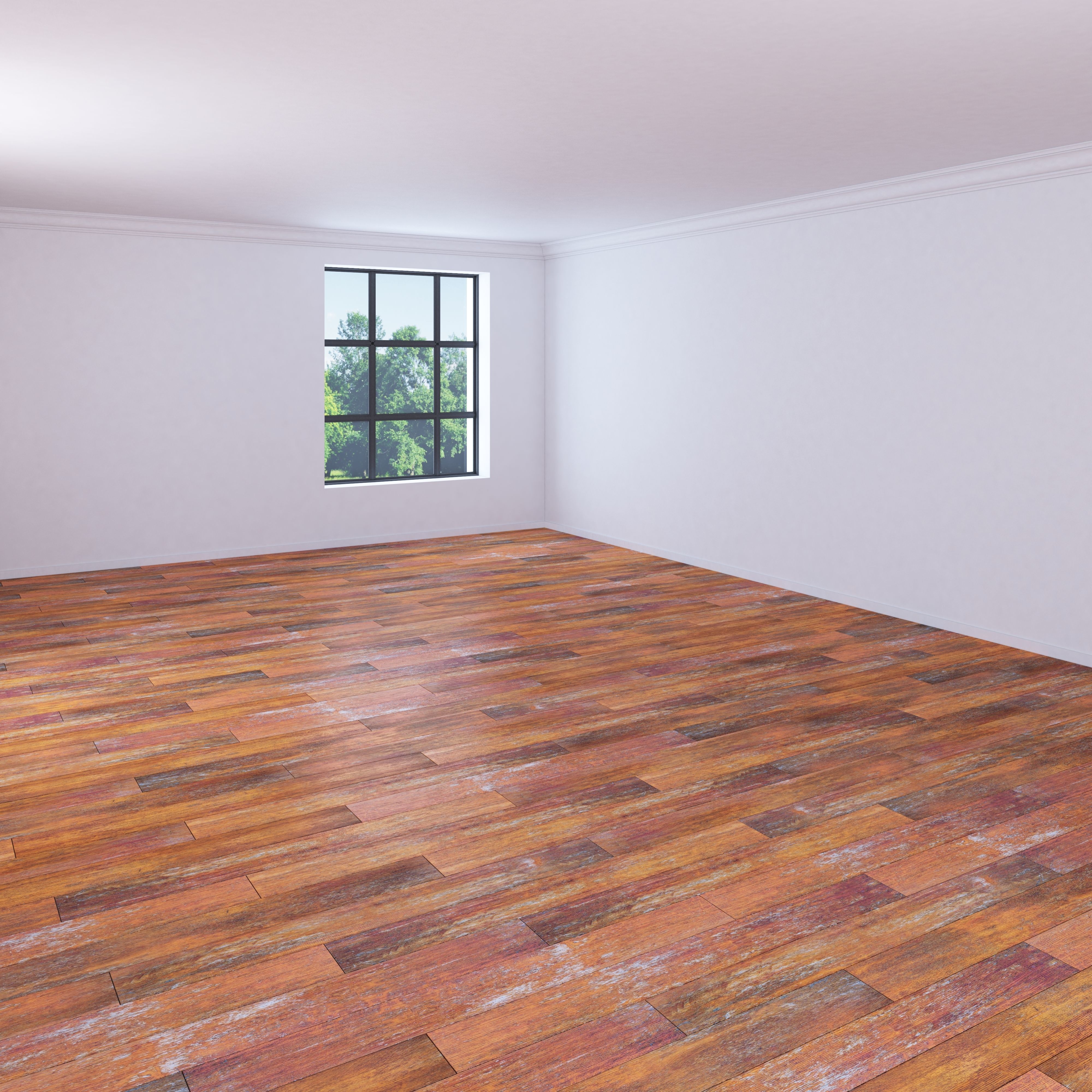 Vintage Orange Old Floor Multitexture Texture_2