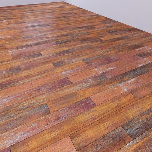 Vintage Orange Old Floor Multitexture Texture