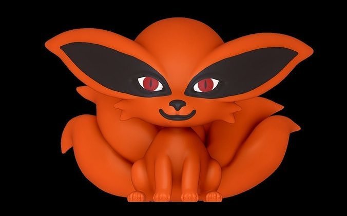 Naruto Kurama Fan Art 3D print model