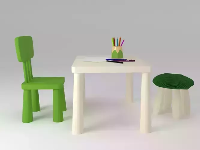 3DMammut furniture set model