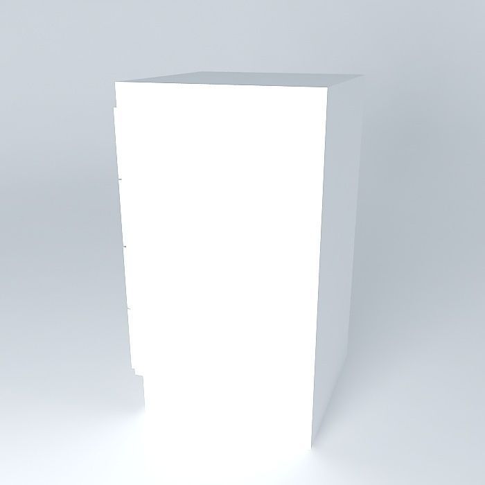 Single module Cabinet kitchen gav Free 3D model_1