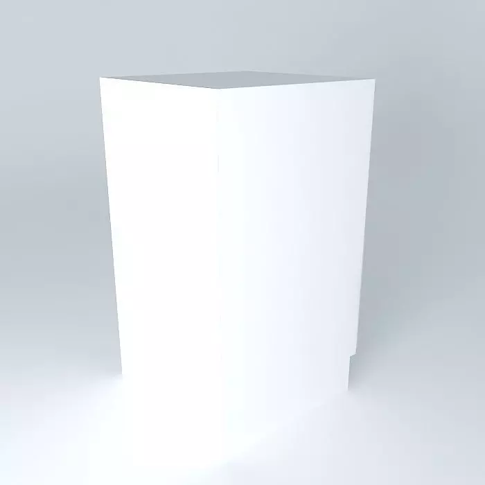 Single module Cabinet kitchen gav Free 3D model_0