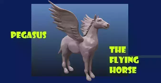 Pegasus  horse 3D model