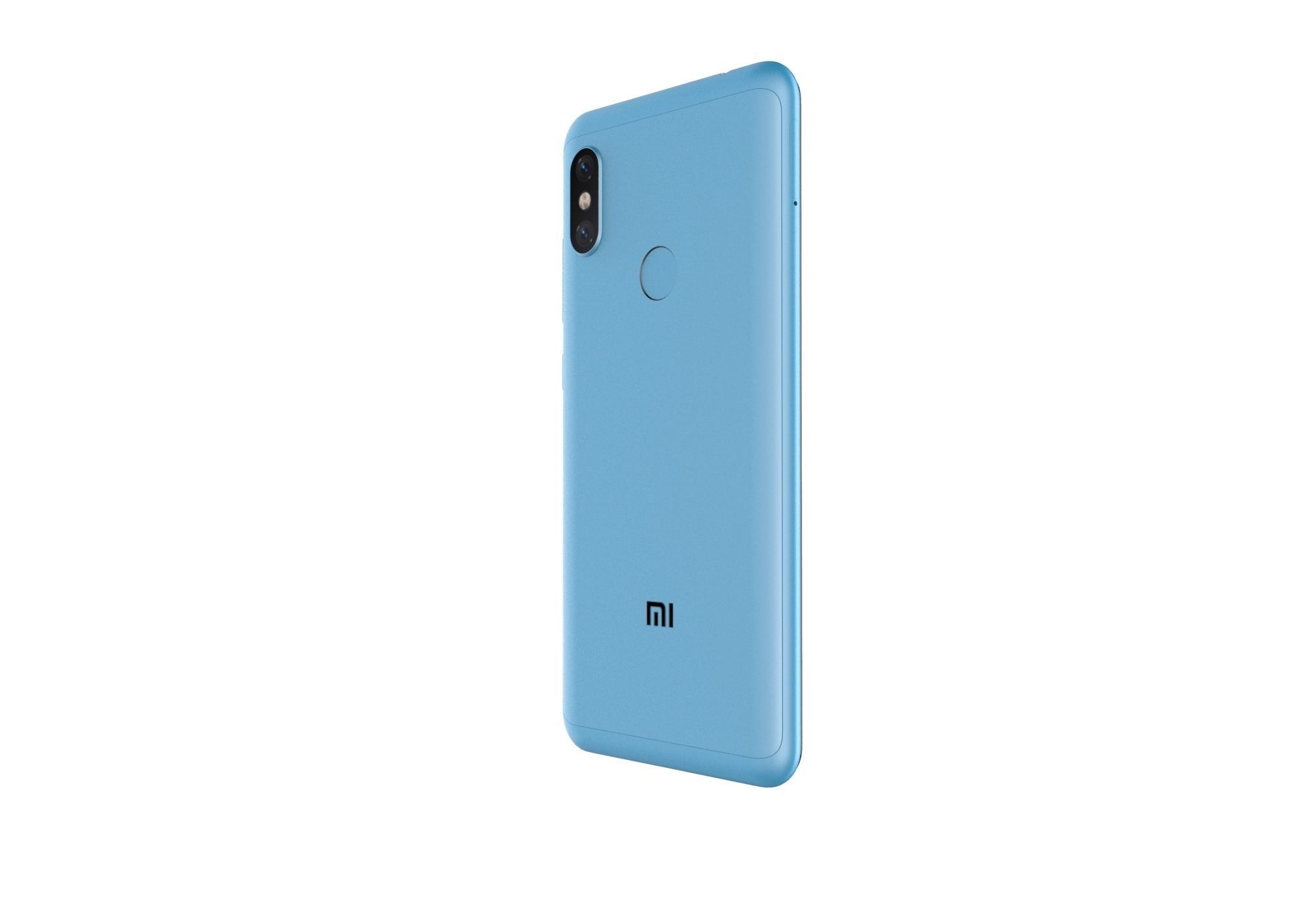 Xiaomi Redmi Note 6 Pro blue phone 3D model 3D model_4