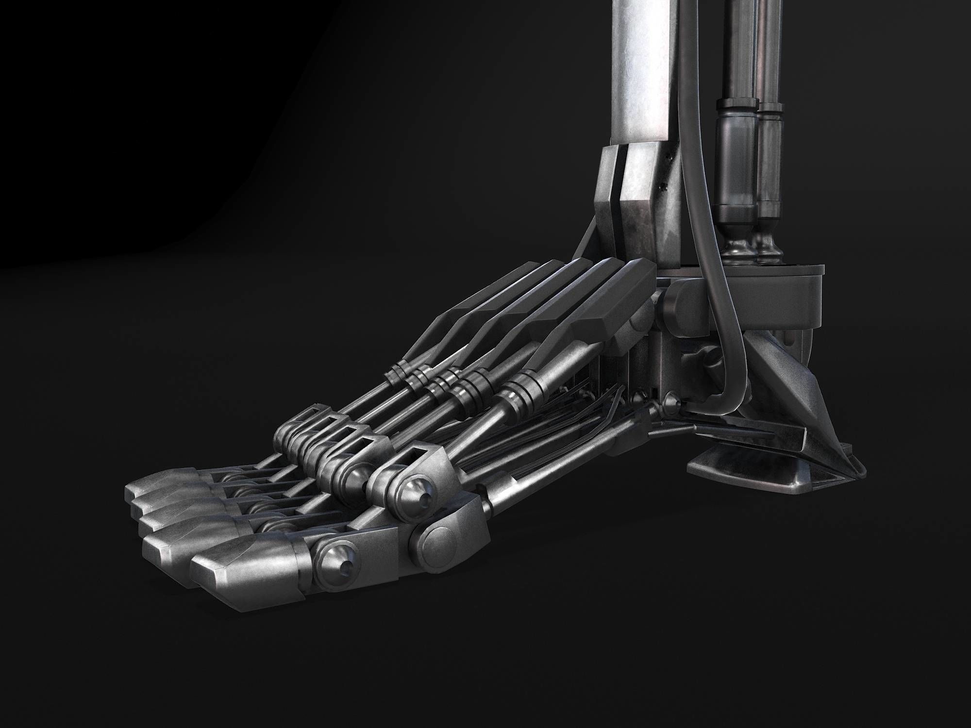 Terminator T-800 Genisys 3D model_5