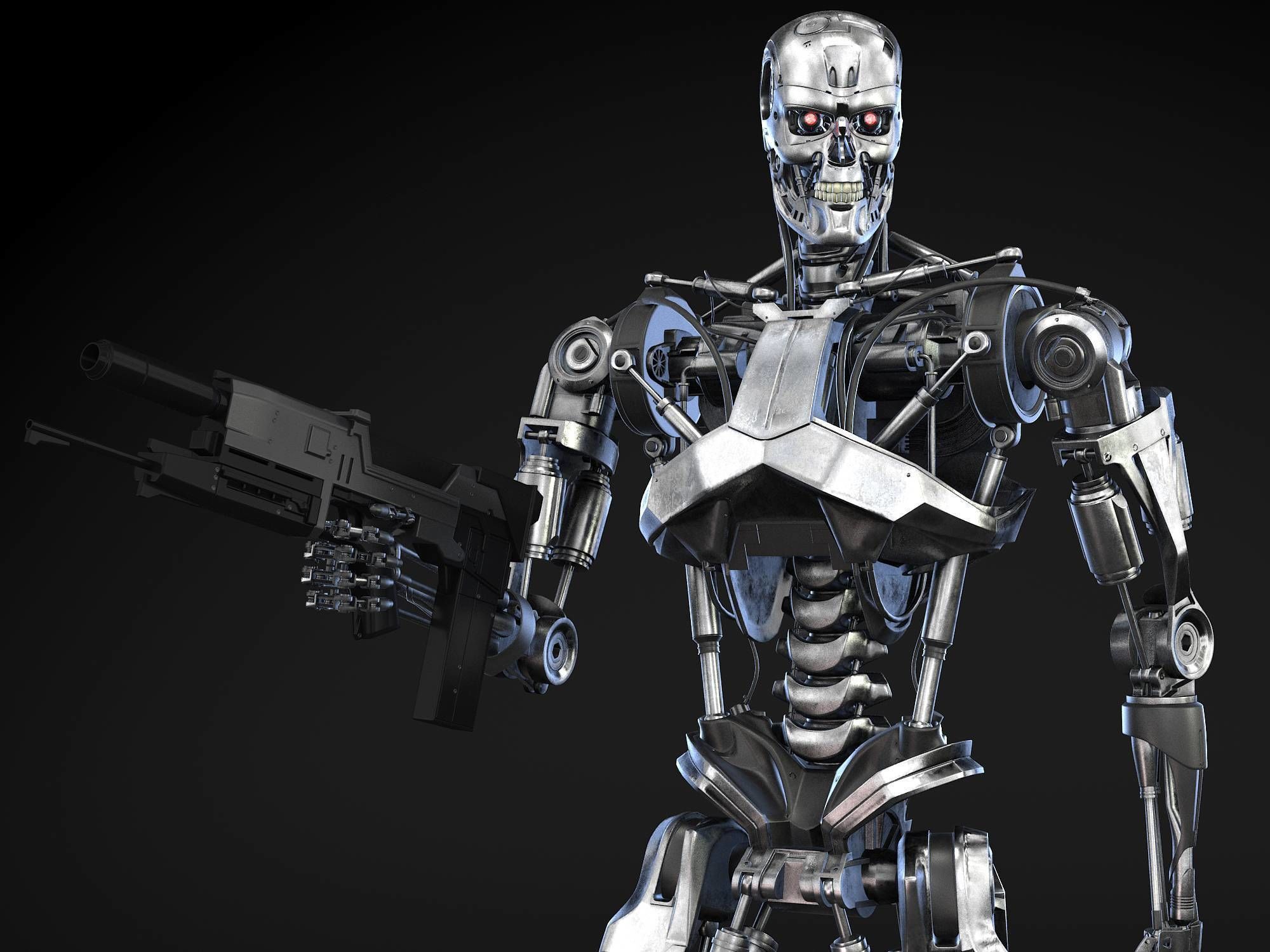 Terminator T-800 Genisys 3D model_2