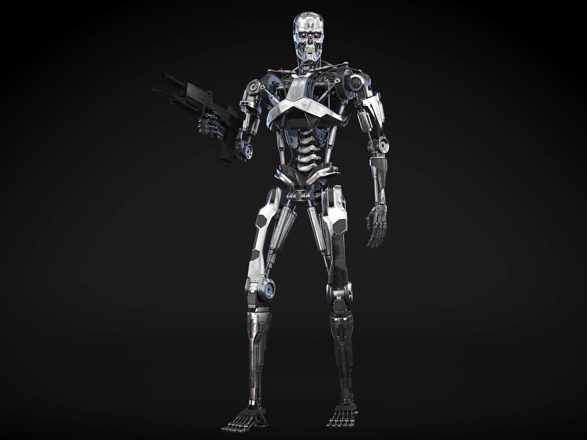 Terminator T-800 Genisys 3D model_1