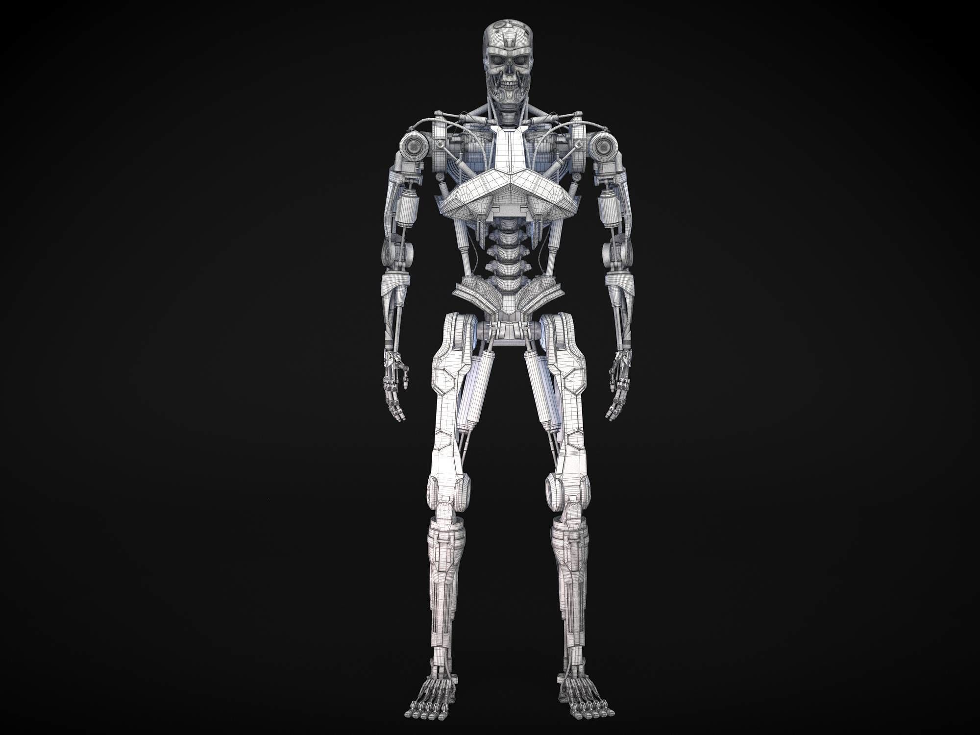 Terminator T-800 Genisys 3D model_20