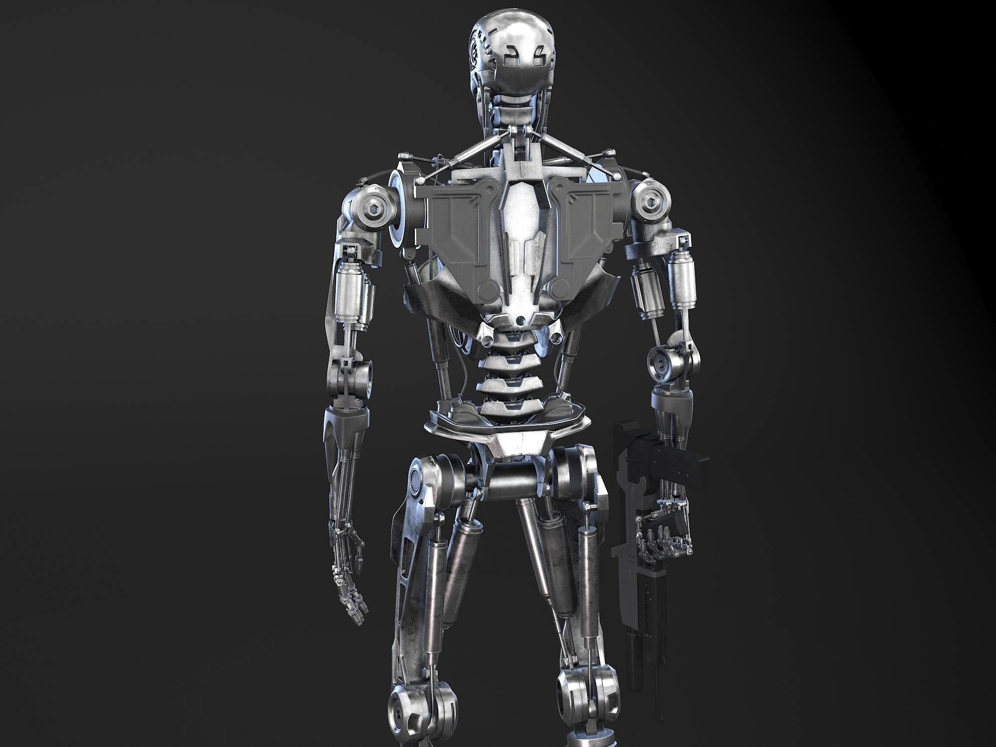 Terminator T-800 Genisys 3D model_16