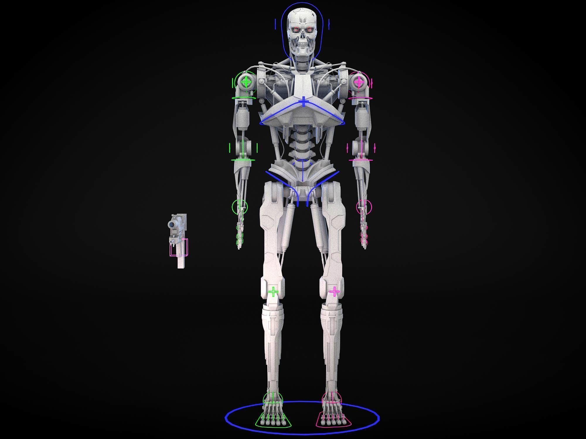 Terminator T-800 Genisys 3D model_19