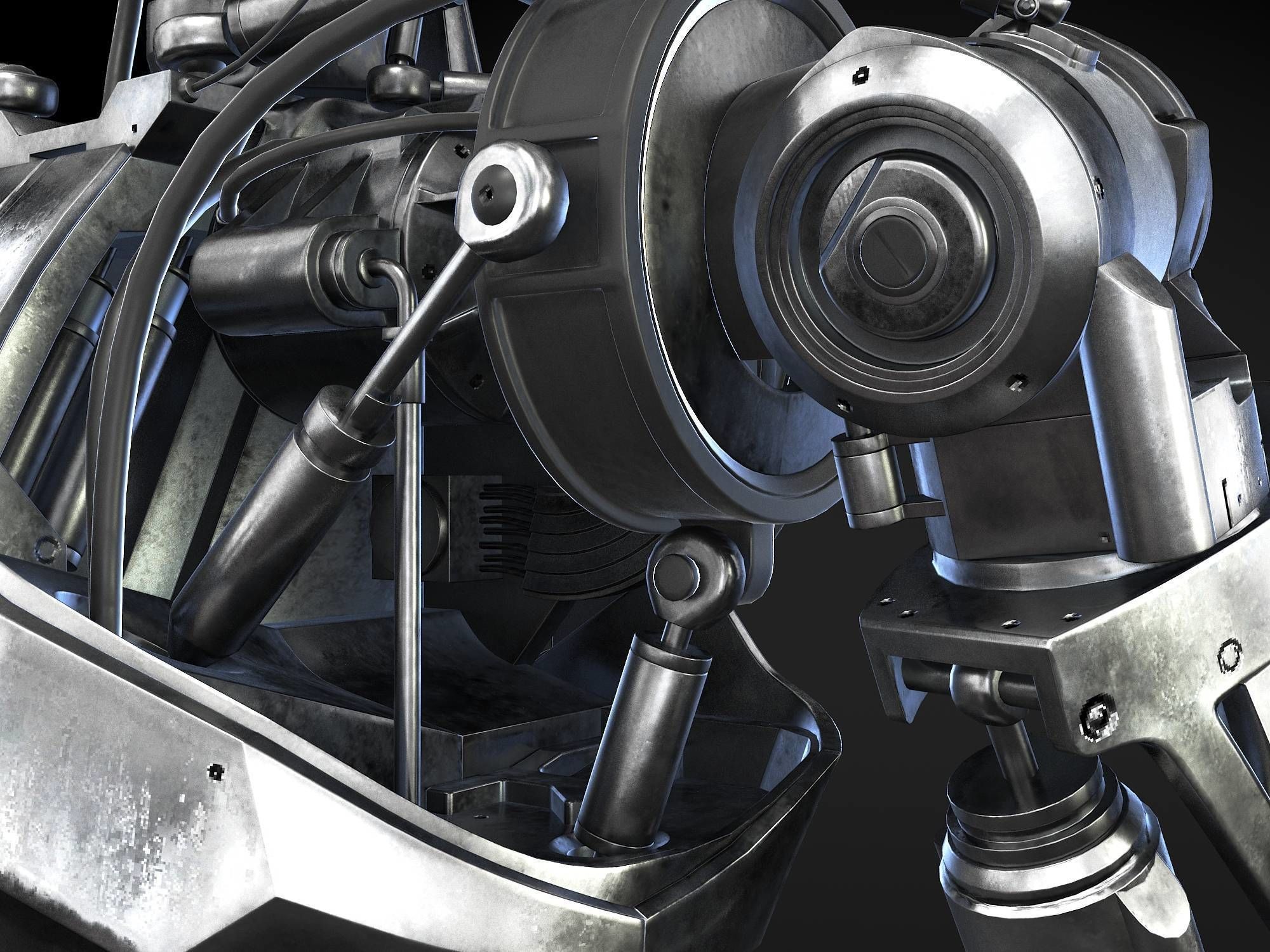 Terminator T-800 Genisys 3D model_4