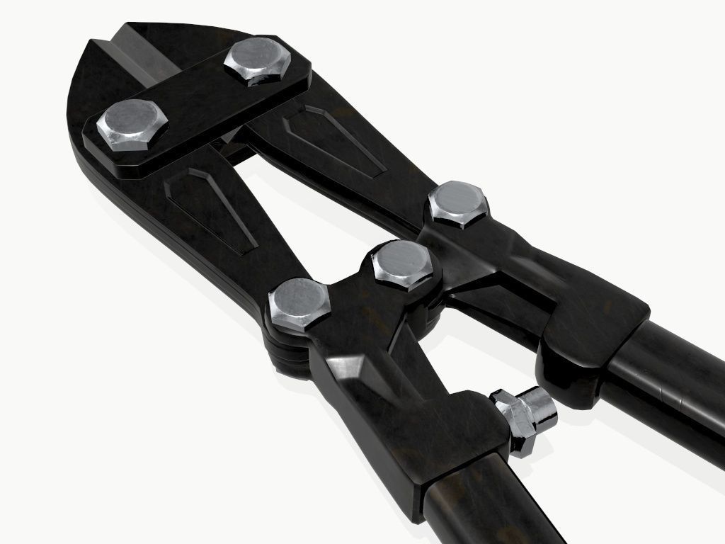 bolt cutter 3D model_4